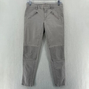 Gap Khakis Pants Women's 28 Beige Skinny Mini Stretch Cropped Jeggings Slim Fit